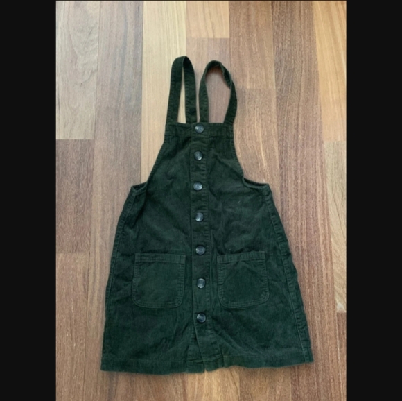 πSOLD: Corduroy Overall Dress - Picture 3 of 3